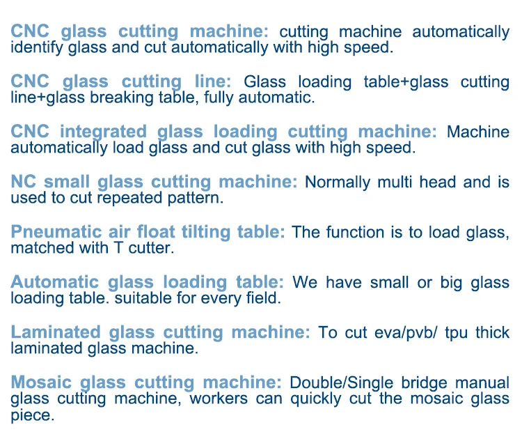 Automatic Sheet Glass Cutting Process Machinery