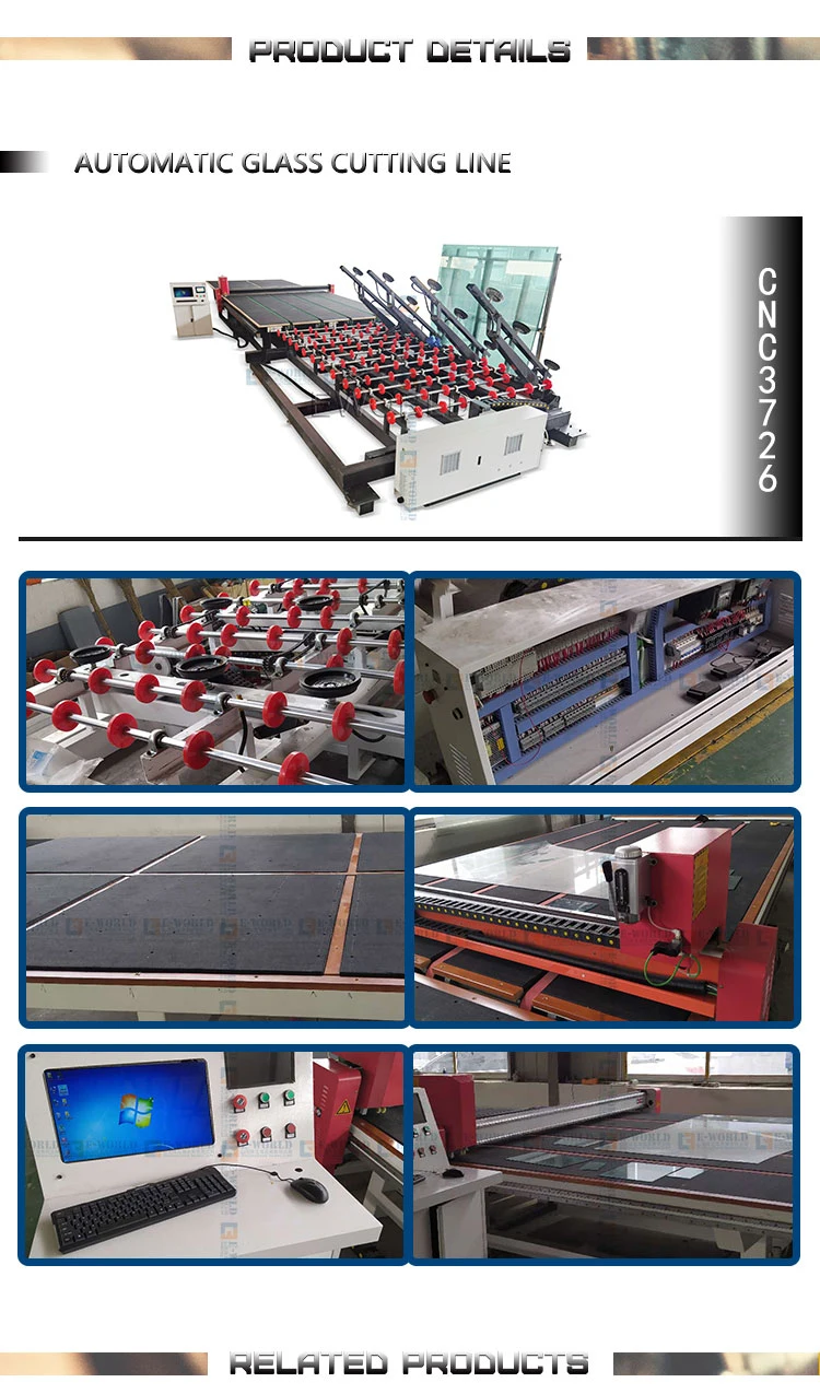 Automatic Sheet Glass Cutting Process Machinery